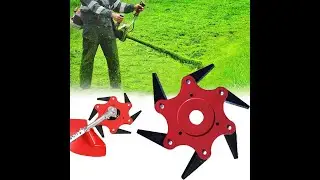 Multi teeth 6 Blades Grass Cutter Head Trimmer