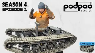 MTLB Huuuuge metal RC tank model updatre #3. Podpadstudios  Season 4 episode 1