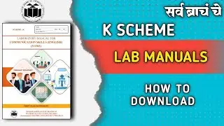 MSBTE NEW UPDATE |K Scheme Lab manual how to Download pdf