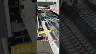 Label cutting machine // Rotary punching machine// roll cutting machine small price