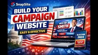 SnapSite AI Political Campaign Website Builder