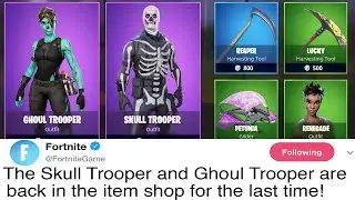 Epic Games Responds to Skull Trooper Coming Back to Fortnite Battle Royale...