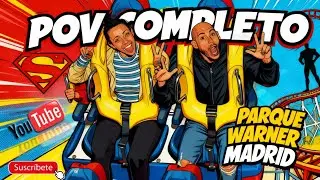 POV Superman | On-Ride Completo en Parque Warner Madrid 🚀 @RociOnride 