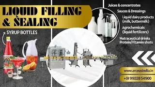Automatic Bottle Filling, Capping & Sealing Machine #packingmachine #ytshorts