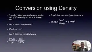 Density Conversion