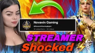 PRO GIRL STREAMER SHOCKD ME ⚡️🔥 | NOVAVIN VS POOJA PLAYZ | CUTE GIRL GAMER 😘