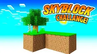 Minecraft Sky Block Challenge LIVE in Hindi | 1 Block Survival