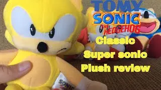 TOMY classic super sonic plush review