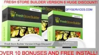 Fresh Store Builder Version 6 Big Discount Link Limited Time****