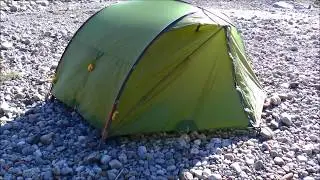 Exped Venus II Extreme tent / Lightning 60 Backpack (recorded with Panasonic HC-X920)