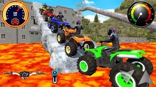 Impossible Dirt Quad Bikes Racing Game #2 - Extreme Motocross ATV Bike Stunts - Android IOS Gameplay