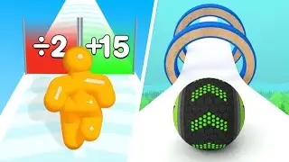Going Balls VS Tall Man Run All Levels Gameplay Max Levels New Update 2023