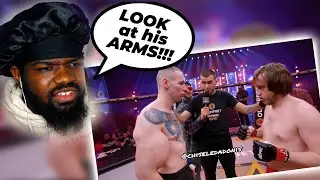 Russian Popeye Catches hands! @ChiseledAdonis MMA REACTION
