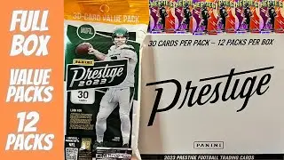 2023 Prestige Football 🏈 Value Pack Box 12 Packs 30 Cards Per Pack