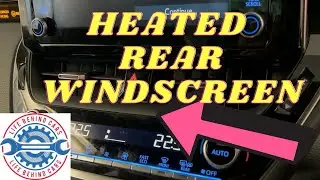 Toyota Corolla 2020 How To Turn On The Heated Rear Window