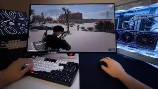 Проверка бюджетной клавиатуры из ДНС в тулеве от первого лица на gta5rp