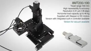 Motorized XYZ Stage + Rotation Table (Positioning System)