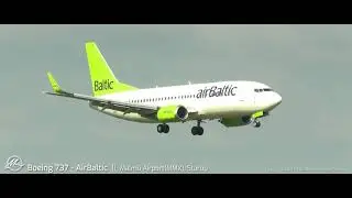 Boeing 737 AirBaltic - Malmo Airport Sturup - 2019-07-28