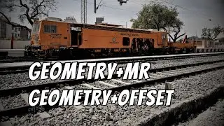 How to do measuring run with geometry using smart ALC || Geo+Offset+MR || Track machine Engineer