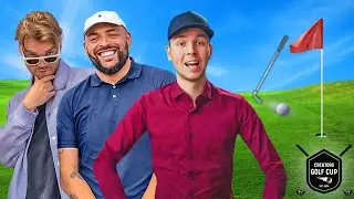 DYLAN HAEGENS HOLE IN ONE?! 100 BEKENDE YOUTUBERS GAAN GOLFEN & QUCEE GOOIT CHAOS BIJ INTERVIEW!!!