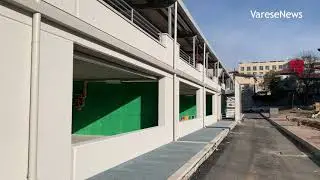 Nel cantiere dell'ospedale del Ponte di Varese, per osservare gli ultimi lavori