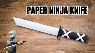This paper ninja knife Is Super Easy to Make (DIY Tutorial) #origamis #videoviral #paperninjastar