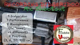#recording #didgeridoo #howto 8x Mic Shootout