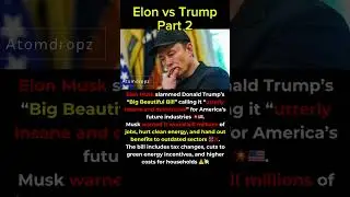 Elon Musk Slams Trump&rsquo;s &ldquo;Big Beautiful Bill&rdquo; again #shortsfeed #shorts