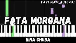 Nina Chuba - Fata Morgana (Easy Piano Tutorial)