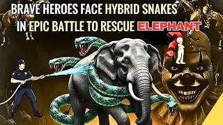 Brave Heroes Face hybrid SNAKE in EPIC Battle to rescue grey Elephant