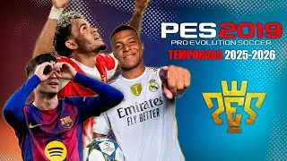 ACTUALIZA TU PES 2019 A 2026 FACIL Y RAPIDO (fichajes, kits, ligas y TODO completo)