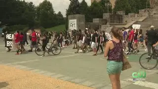 High School, College Students March For Black Lives Matter In Philadelphia