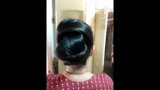 Mature Lady Flaunts Massive Hair Bun | Watch Her Spin! Mature Lady Displays Her Enormous Hair Bun