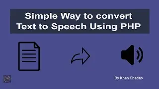 Simple way to convert Text to Speech using PHP | Text to Speach API