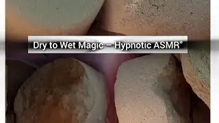 Yellow💛 big shape dry+water crumbling🌪️🤤|ASMR|Satisfying Experiment Gone Viral🤷|subscribe my channel