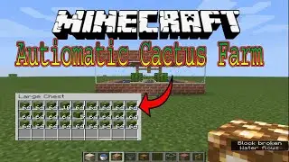 Minecraft Bedrock Autiomatic Cactus Farms