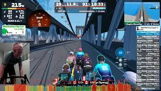 Climbing Finish // Empire Elevation // Zwift Racing League Round 2 Race 5