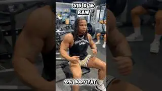 Going for 20 Reps of 315 on flat Bench at 8% Body Fat! #mariocanon #gym #weightlifting #flat