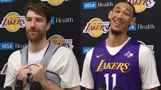 Lakers Practice Interview 2025-26 Season: Drew Timme, Jaxson Hayes ahead of matchup against Clippers