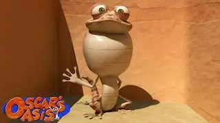 Oscar Tries to Eat a Whole Egg + More Oscar's Oasis Cartoons for Kids