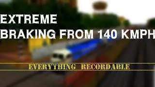 Breaking Rules | Extreme Braking | Indian Train Simulator | Everything Recordable