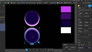 create a smooth glassmorphism sphere with glow and reflection