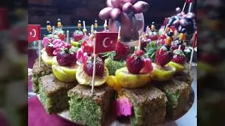 Abendbuffet in OZ Incekum Resort Hotel in Alanya, Türkei! Mega!
