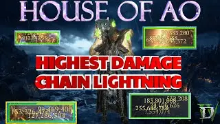 Highest damage Chain Lightning build for Season 5 (650M)