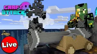 Schiffe versenken Duell gegen Crocodileandy 🚢 - Craft Attack 8 Live #052