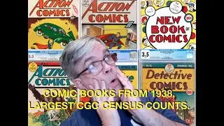 Comic Books from 1938 with the Largest CGC Census Counts. Can You Guess #1?