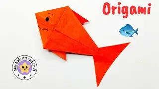 How To Make Origami Fish🐟/ Easy/ Tutorial/ @starkidsartcraft8261 
