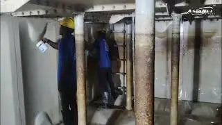 FRP Tank Cleaning, complete transformation!