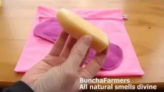 Using BunchaFarmers stain remover on HYF cloth pads