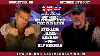 STEEL CAGE TITLE MATCH: Sterling James Keenan vs. Ulf Herman (c)